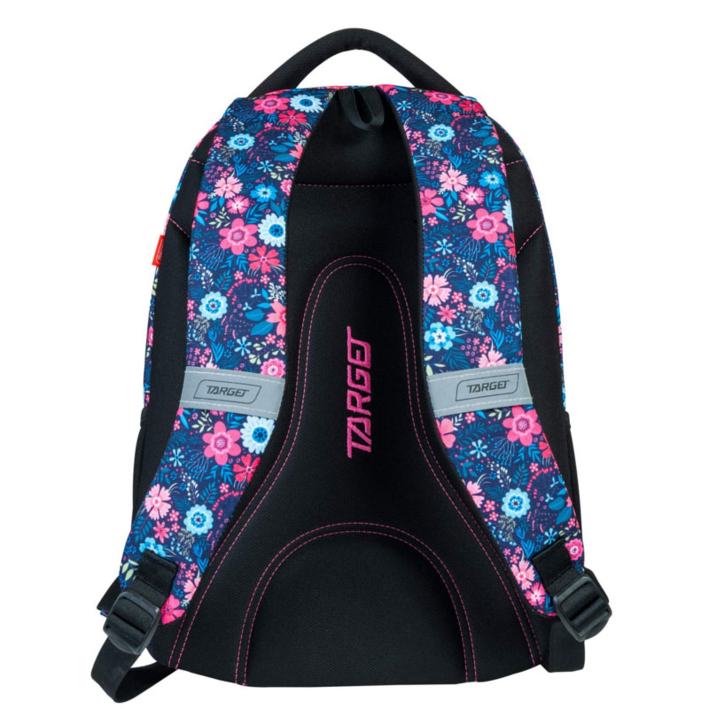 TARGET 2 u 1 - Ranac za školu JUMP Jungle Flowers 21885 - detalj