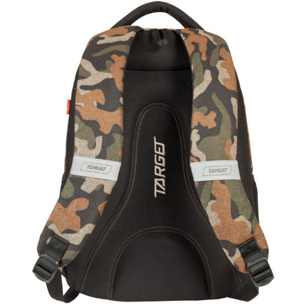 TARGET 2 u 1 - Ranac za školu JUMP Melange Army 21881 - detalj