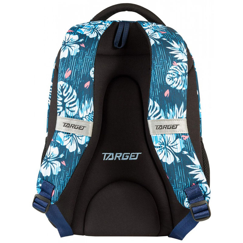 TARGET 2 u 1 - Ranac za školu JUMP Hawaiian Flowers 26303 - detalj