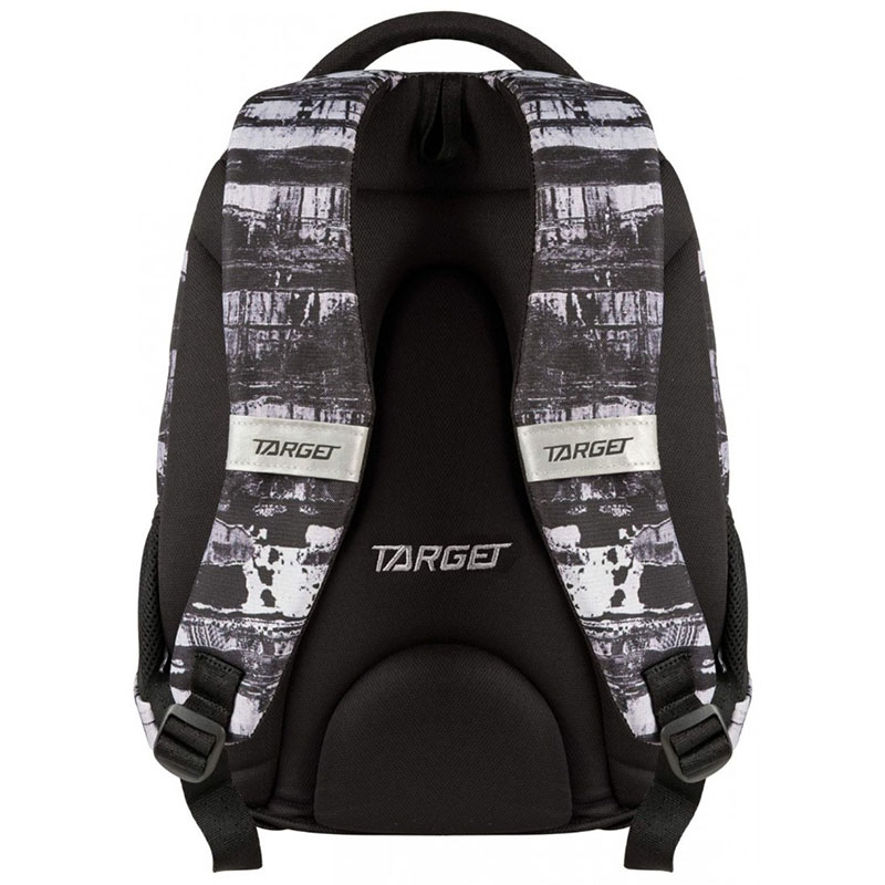 TARGET 2 u 1 - Ranac za školu JUMP Rust Black 26300 - detalj