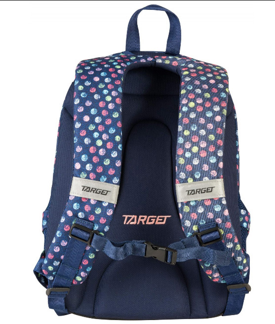 TARGET 3 ZIP - Ranac za školu DUEL Confetti Jeans 26294 - detalj