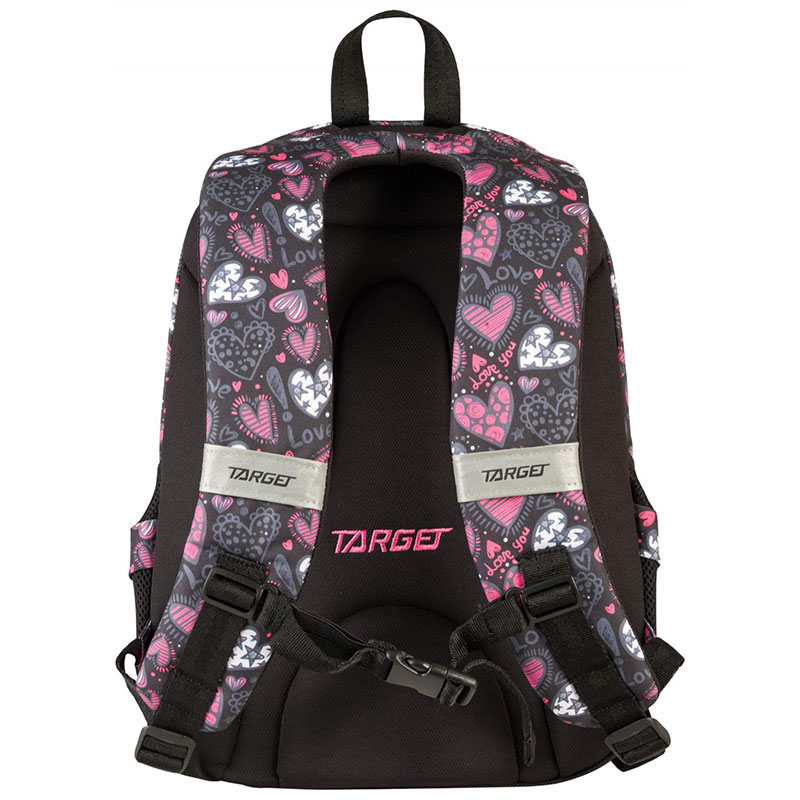 TARGET 3 ZIP - Ranac za školu DUEL Love You 26293 - detalj