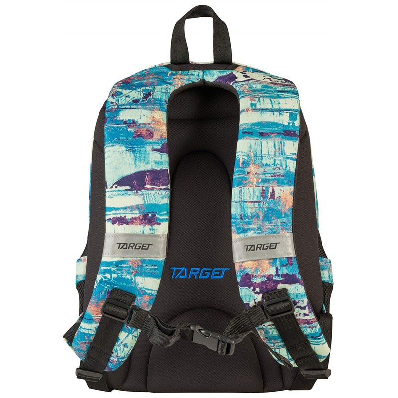 TARGET 3 ZIP - Ranac za školu DUEL Rust Blue 26296 - detalj