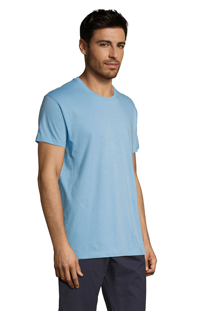 Sols Muška pamučna majica Regent Sky Blue veličina 3XL 11380 - detalj