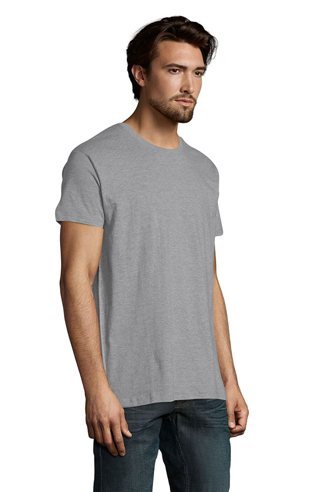 Sols Muška majica Imperial Grey Melange veličina M 11500 - detalj
