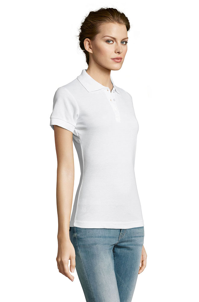 Sols Ženska polo majca Prime White veličina M 00573 - detalj