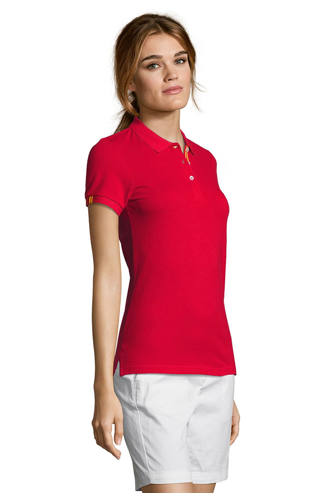 Ženska polo majca Patriot Red veličina S Sols 01407 - detalj