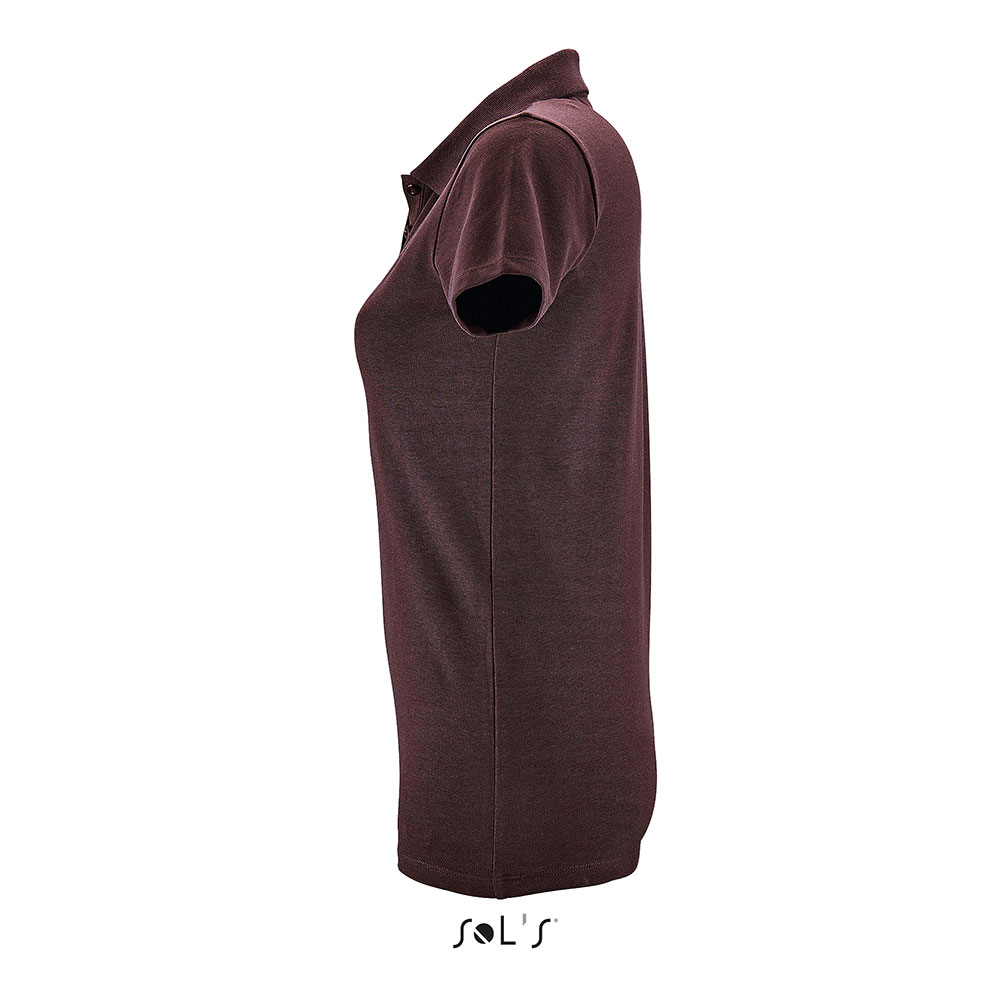 Sols Ženska majca sa kragnom Phoenix Burgundy veličina S Sols 01709 - detalj