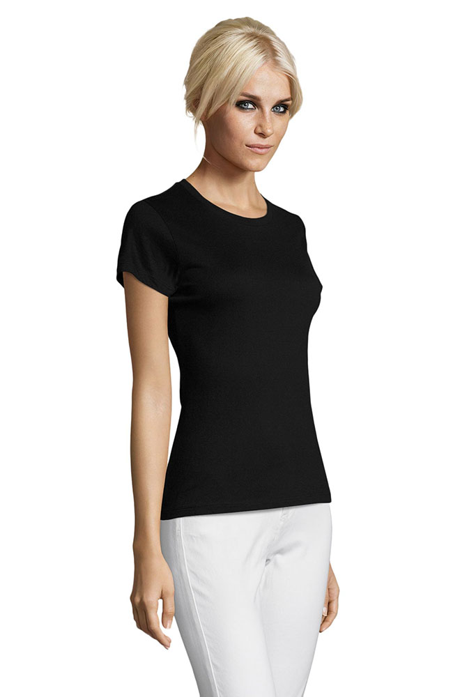 Sols Ženska majca sa kratkim rukavima Regent Black veličina XXL 01825 - detalj