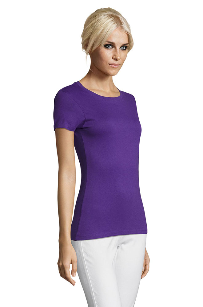 Sols Ženska majca sa kratkim rukavima Regent Purple veličina XL 01825 - detalj