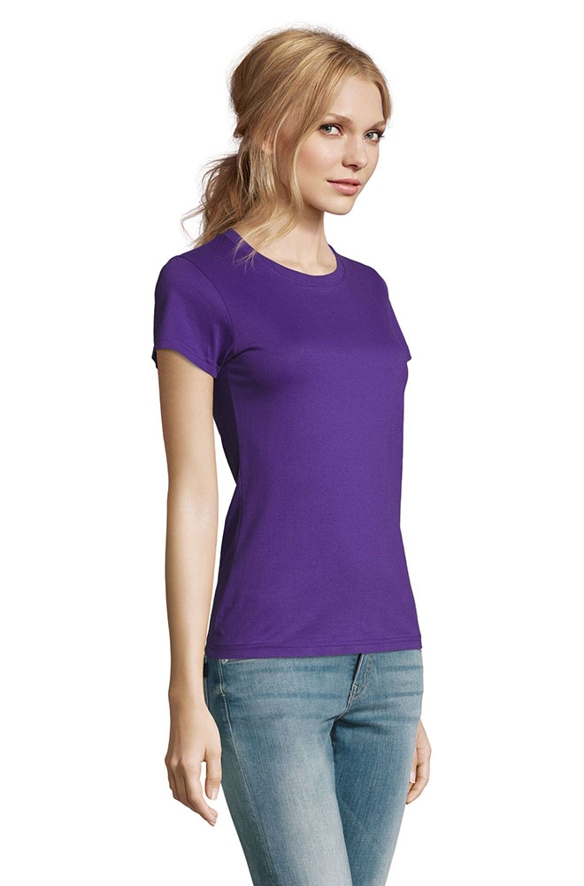 Sols Ženska pamučna majica Imperial Purple veličina XXL 11502 - detalj