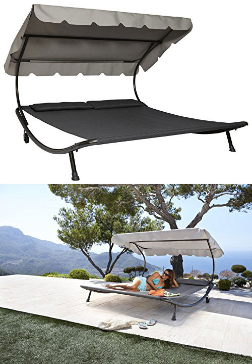 Dupla Ležaljka Sa Tendom - 220 x 202 x 151 cm - detalj