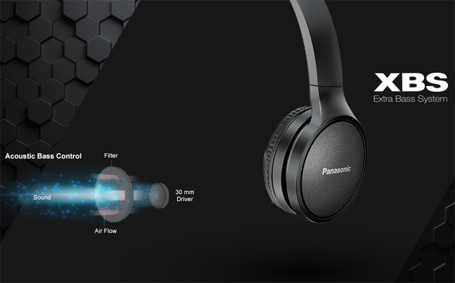 Panasonic Bluetooth slušalice RP-HF410BE-A - detalj