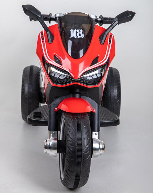Dečiji motor na akumulator Police Crveni - detalj