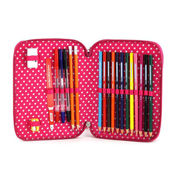 TARGET Double Pencile Case - Pernica puna HELLO KITTY Hearts 16716 - detalj