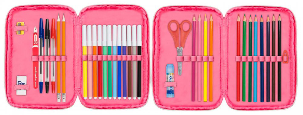 TARGET Double Pencile Case - Pernica puna HELLO KITTY Friends of Nature 19683 - detalj