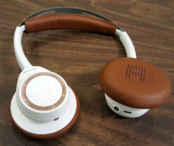 Bluetooth slušalice Plantronics Backbeat Sense Bele - detalj