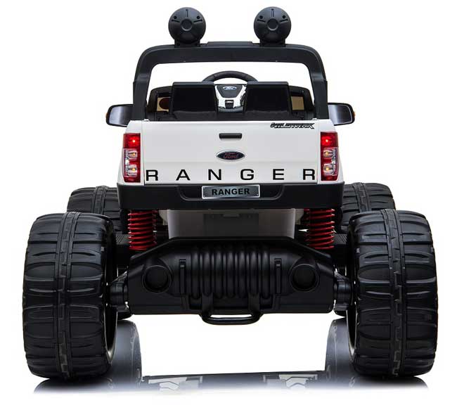 Dečiji automobil na akumulator Monster Truck Beli Dvosed - detalj