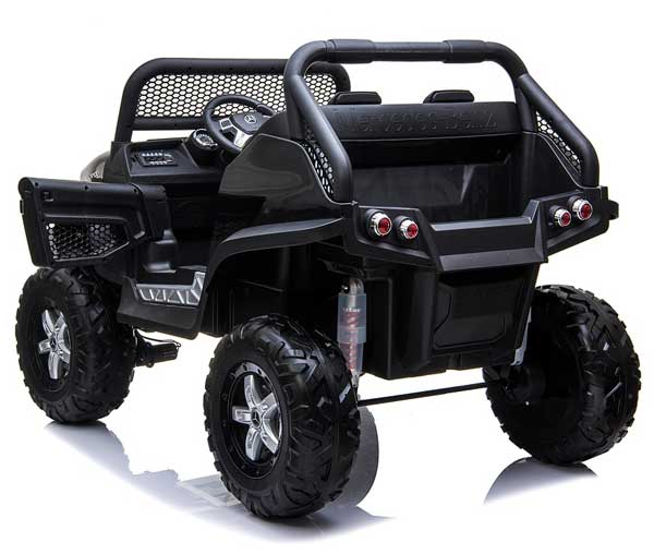 Dečiji automobil na akumulator Mercedes Unimog Crni - detalj