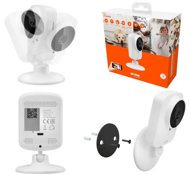 Acme IP kamera 720p sa mikrofonom i zvučnikom IP1101 - detalj