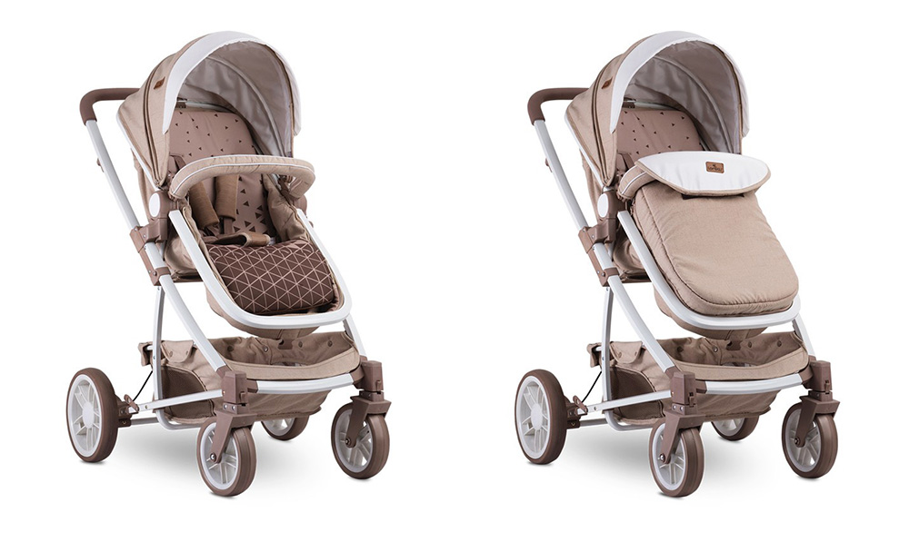 LORELLI Kolica za bebe S-500 SET Beige Triangles - detalj