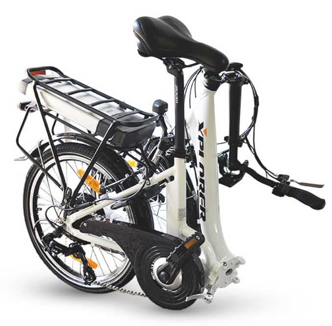 Sklopiv električni bicikl Xplorer City Vibe 20 - detalj