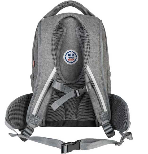 Target školski ranac Flow Melange Grey 21865 - detalj