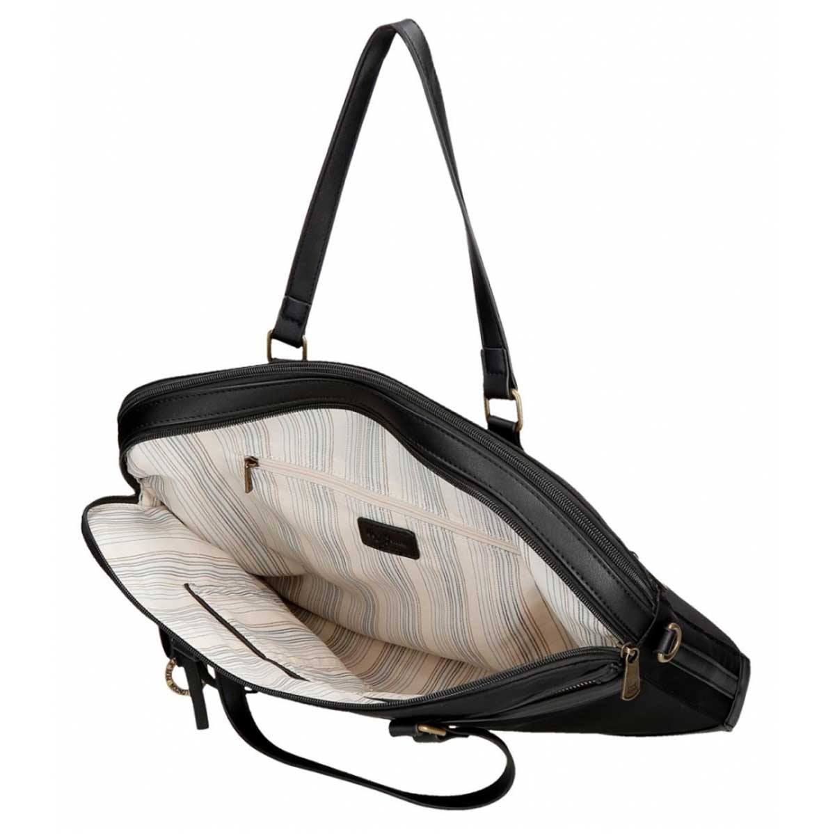 Poslovna laptop torba Pepe Jeans Morgan black 79260 - detalj