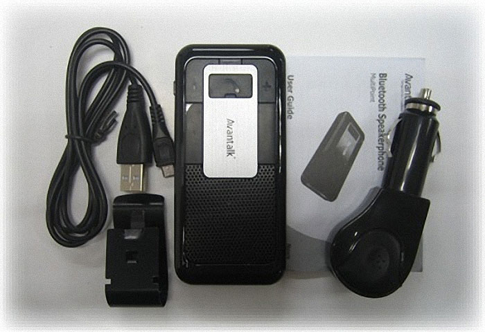 Bluetooth Handsfree Avantalk Nova - Montira se na suncobran - detalj