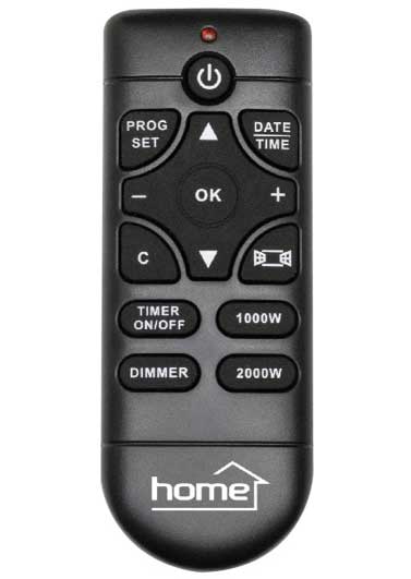 Električni samostojeći kamin 2000W FKK22 - detalj