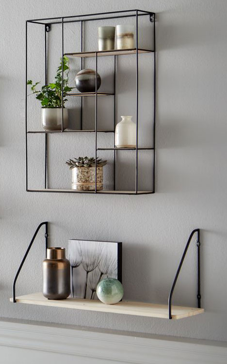 Zidna Viseća Polica 28x65x20 cm - detalj