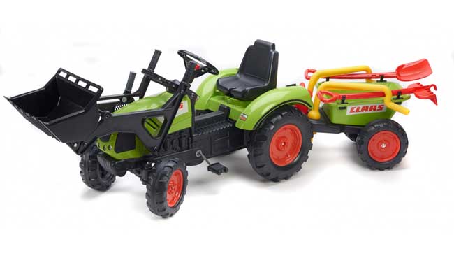 Claas Dečiji traktor na pedale sa prikolicom Falk Toys 1041RM - detalj