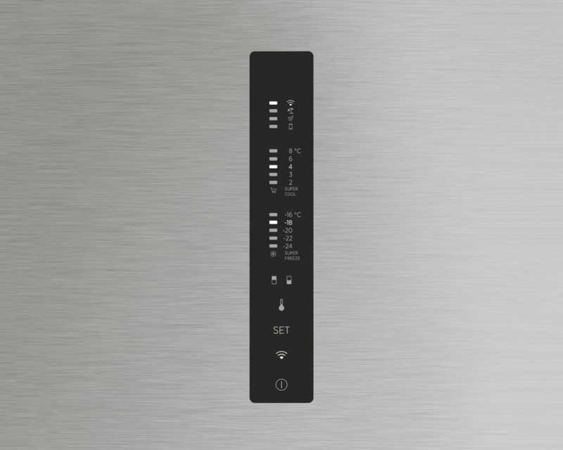 Kombinovani frižider 258l+119 HOOVER Eco Power inverter HOCE7620DX - detalj