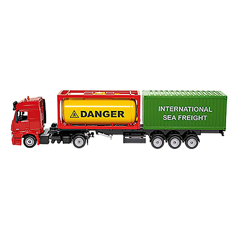 SIKU Kamion za prevoz goriva Mercedes Benz - Mercedes-Benz Truck with tank container 3922 - detalj