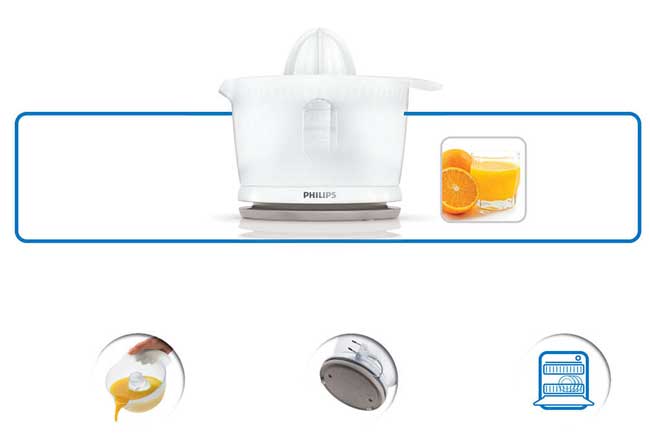 Philips Električna cediljka za agrume HR2738/00 - detalj
