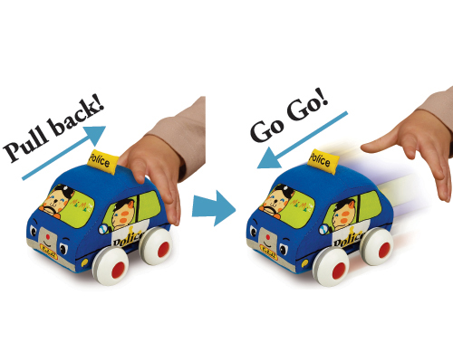 KS KIDS Autić na potez Policija KA10459 P - detalj