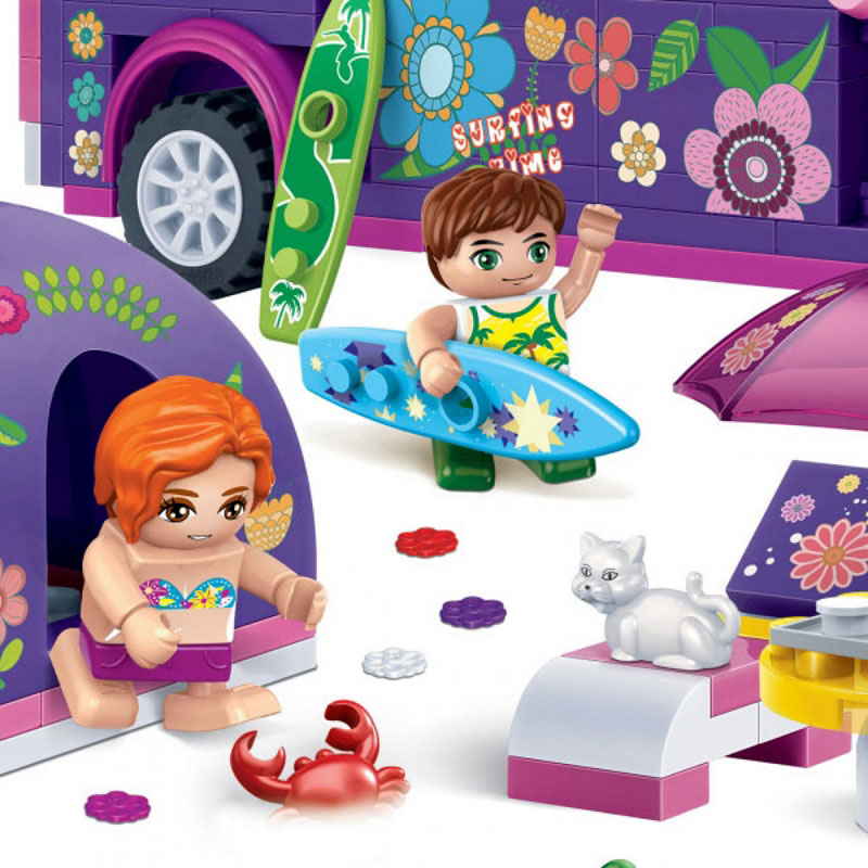 BANBAO Kocke  Trendy Beach AUTOBUS 6123 - detalj