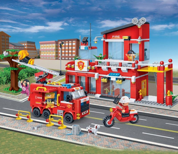 BANBAO Fire VATROGASNA STANICA - Fire Central Station 7101 - detalj