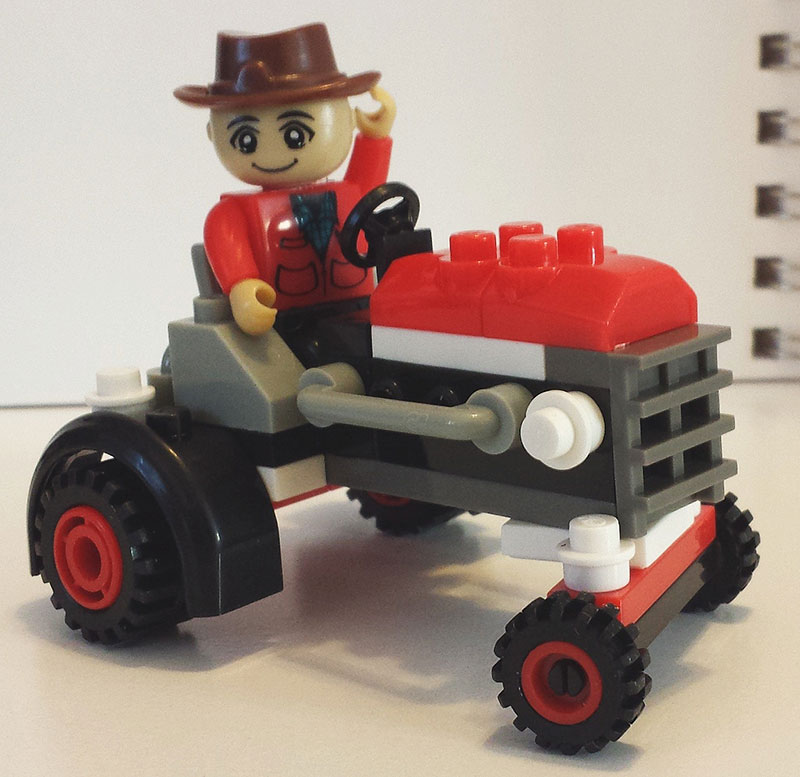 BANBAO Gift TRAKTOR - Steam Car 8045 - detalj