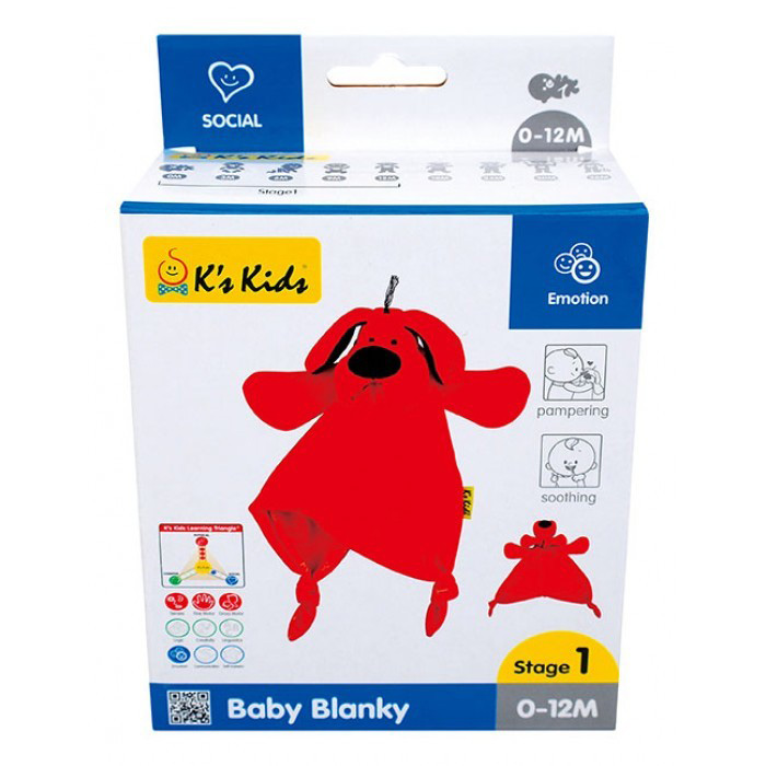 KSKIDS Igračka za bebe - Mazno ćebence - Baby Blanky - KA10761 - detalj