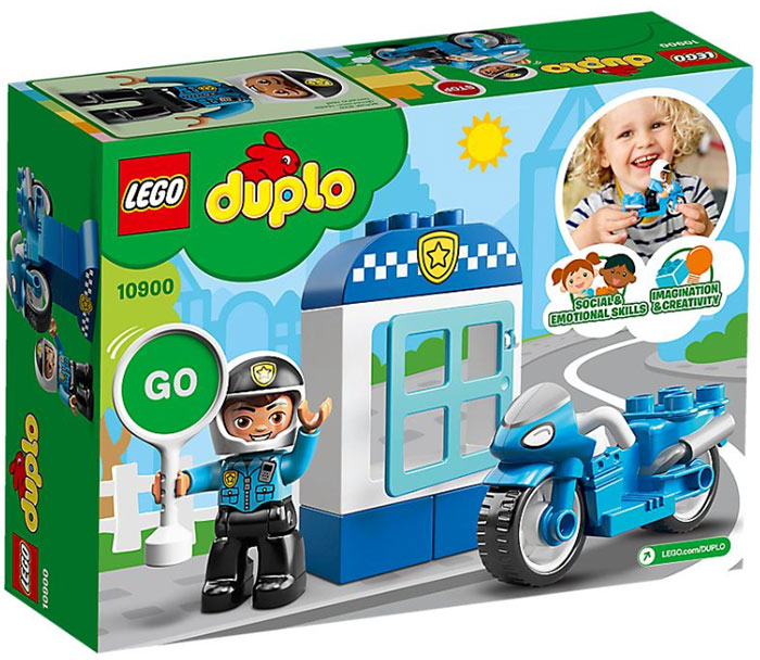 LEGO® DUPLO® Kocke - Policajac na motoru 10900 - detalj