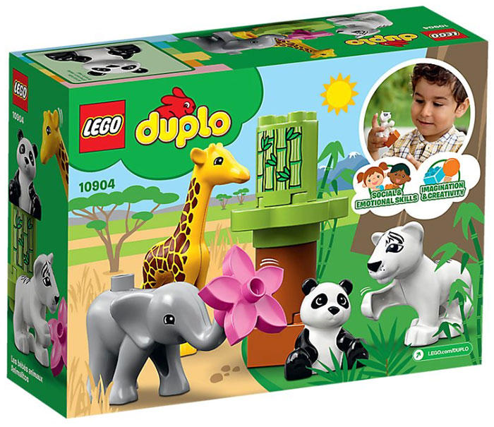 LEGO® DUPLO® Kocke - Bebe divljih životinja 10904 - detalj