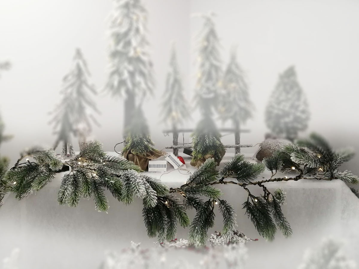 Deco Wood Grana  - Girlanda Sa Lampicama - detalj