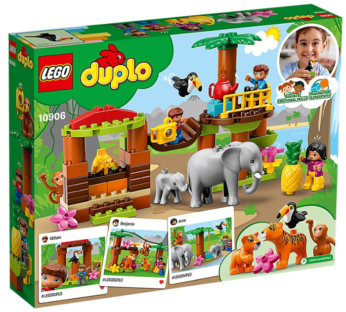 LEGO® DUPLO® Kocke - Tropsko ostrvo 10906 - detalj