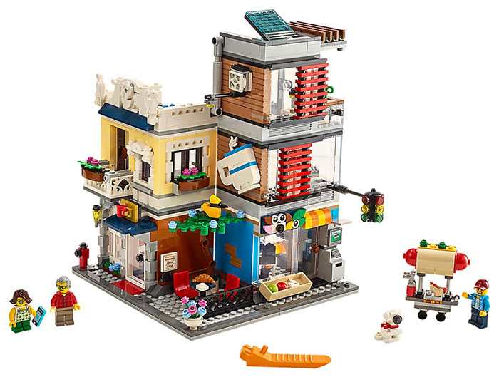 LEGO® Creator Kocke 3u1 - Zgrada Pet shop Kafe 31097 - detalj