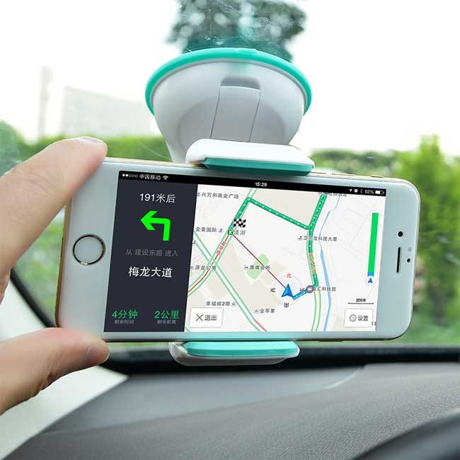 Držač za telefon u automobilu Hoco CA5 Silver - detalj