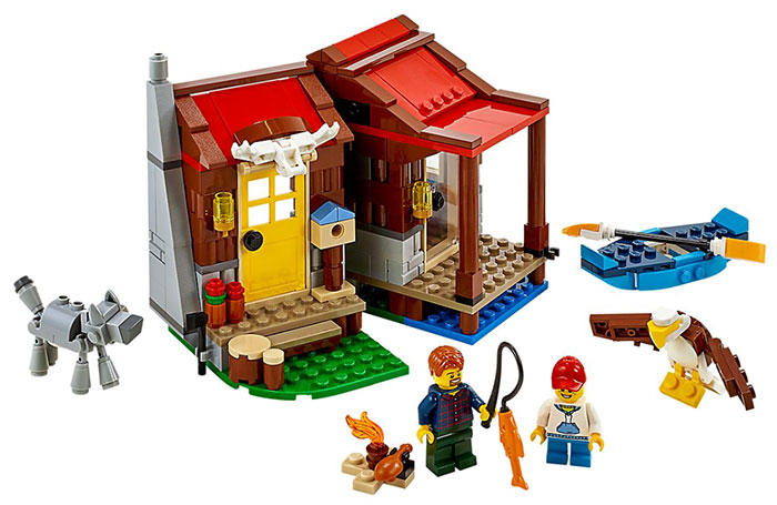 LEGO® Creator Kocke 3u1 - Koliba za pecanje 31098 - detalj