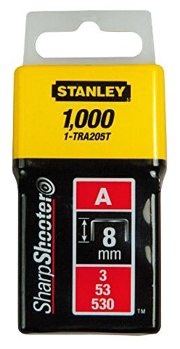 Stanley Klamerice 1000 kom - 8 mm  - detalj