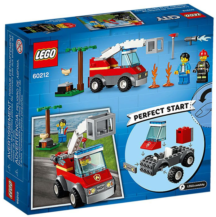 LEGO® City Kocke Vatrogasac gasi zapaljeni roštilj 60212 - detalj