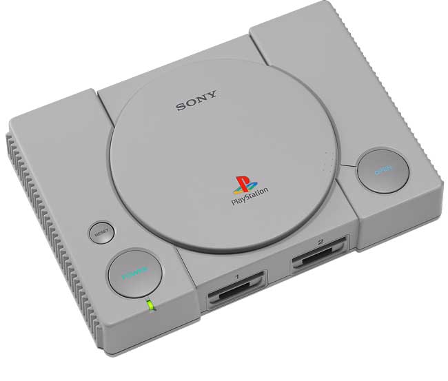 Sony PlayStation Classic konzola sa instaliranim igricama - detalj